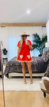Load image into Gallery viewer, The Roses are Red Mini Mumu